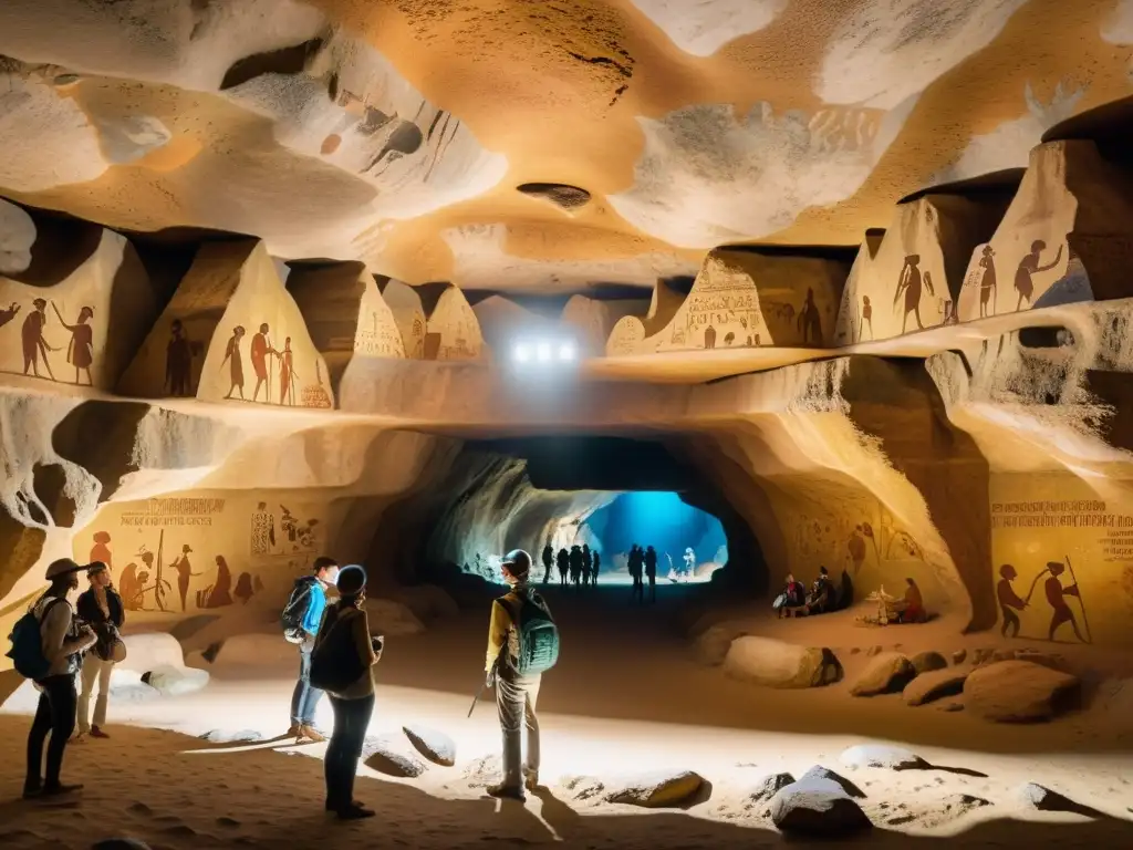 Exploración subterránea: antiguas pinturas rupestres se mezclan con tecnología en rutas turísticas subterráneas