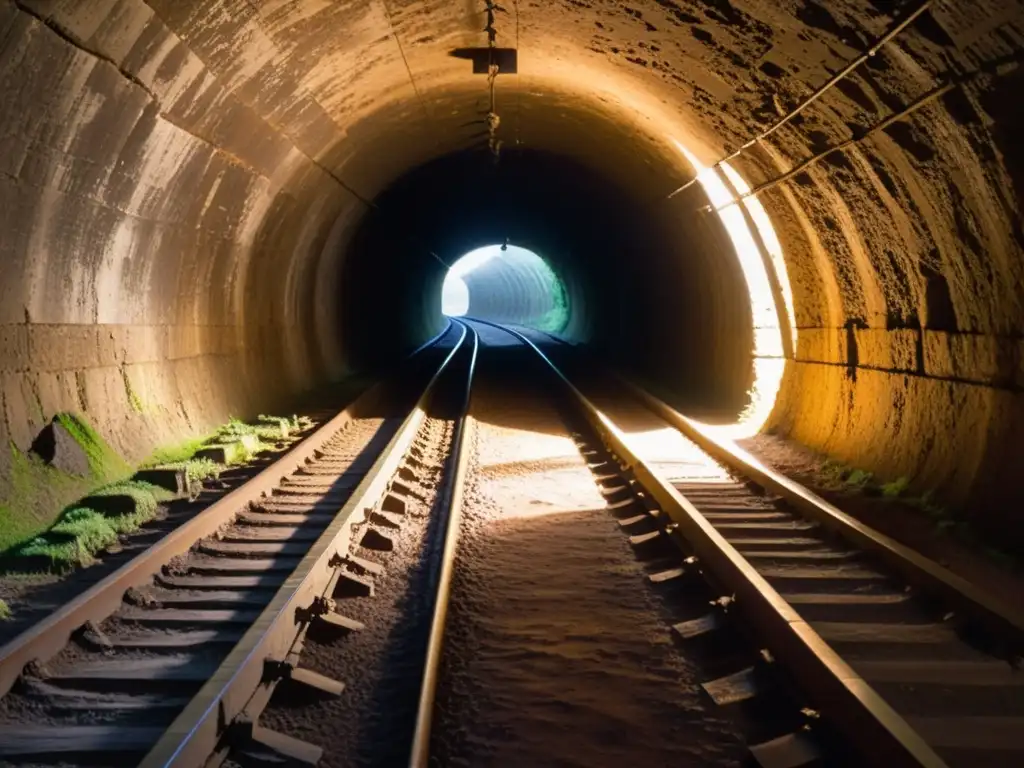 Antiguo túnel subterráneo con historia y misterio