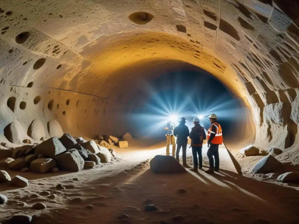 Arqueólogos usan tecnología de mapeo 3D en túnel antiguo, revelando detalles impresionantes y creando atmósfera de misterio y descubrimiento