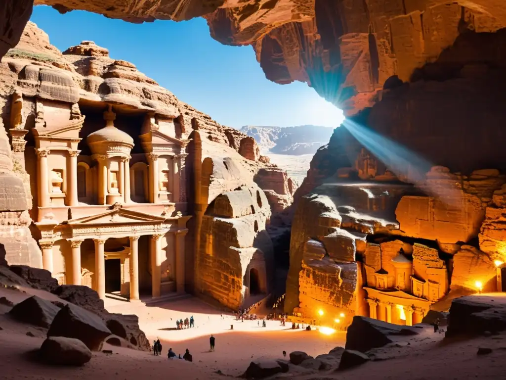 Comparación de la arquitectura subterránea de la Ciudad Escondida de Petra con maravillas subterráneas alrededor del mundo