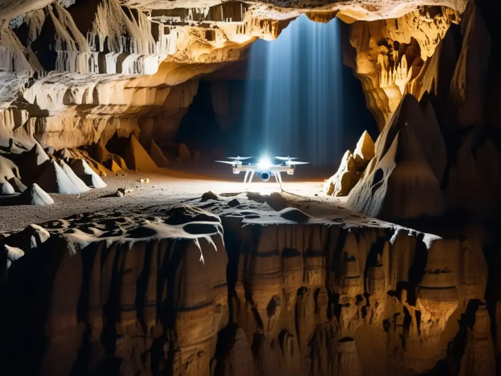 Explora la belleza de las cavernas con imágenes impresionantes de drones