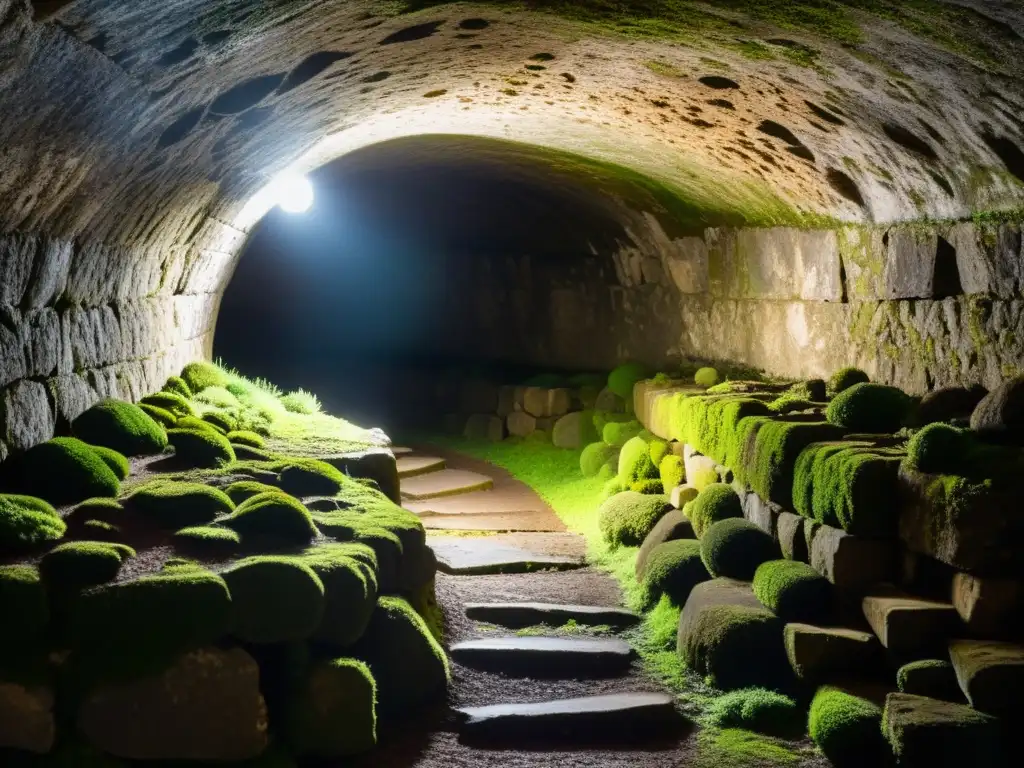 Explora la belleza misteriosa de un antiguo túnel subterráneo