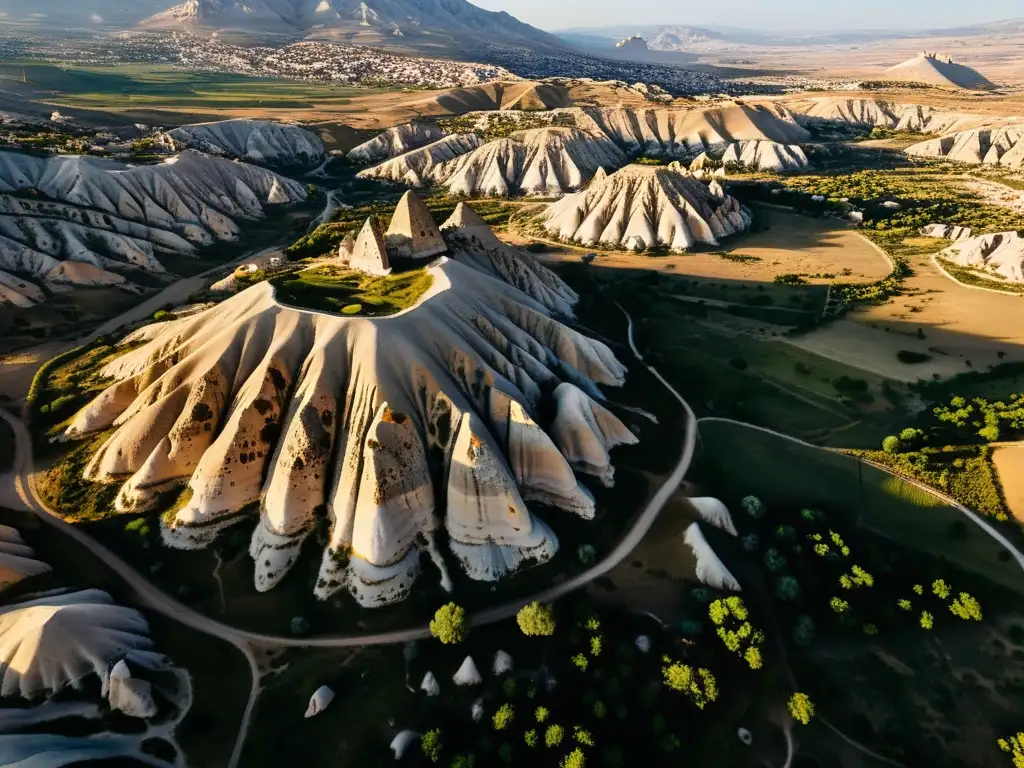 Amanecer ilumina descubrimientos civilización subterránea Cappadocia, revelando misterio y maravilla