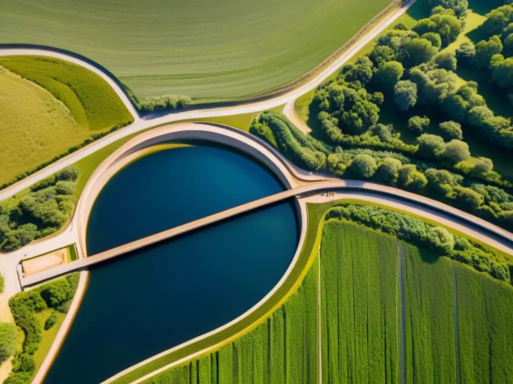 Detalle de la gestión de aguas en túneles históricos, mostrando intrincados sistemas de agua y arquitectura subterránea