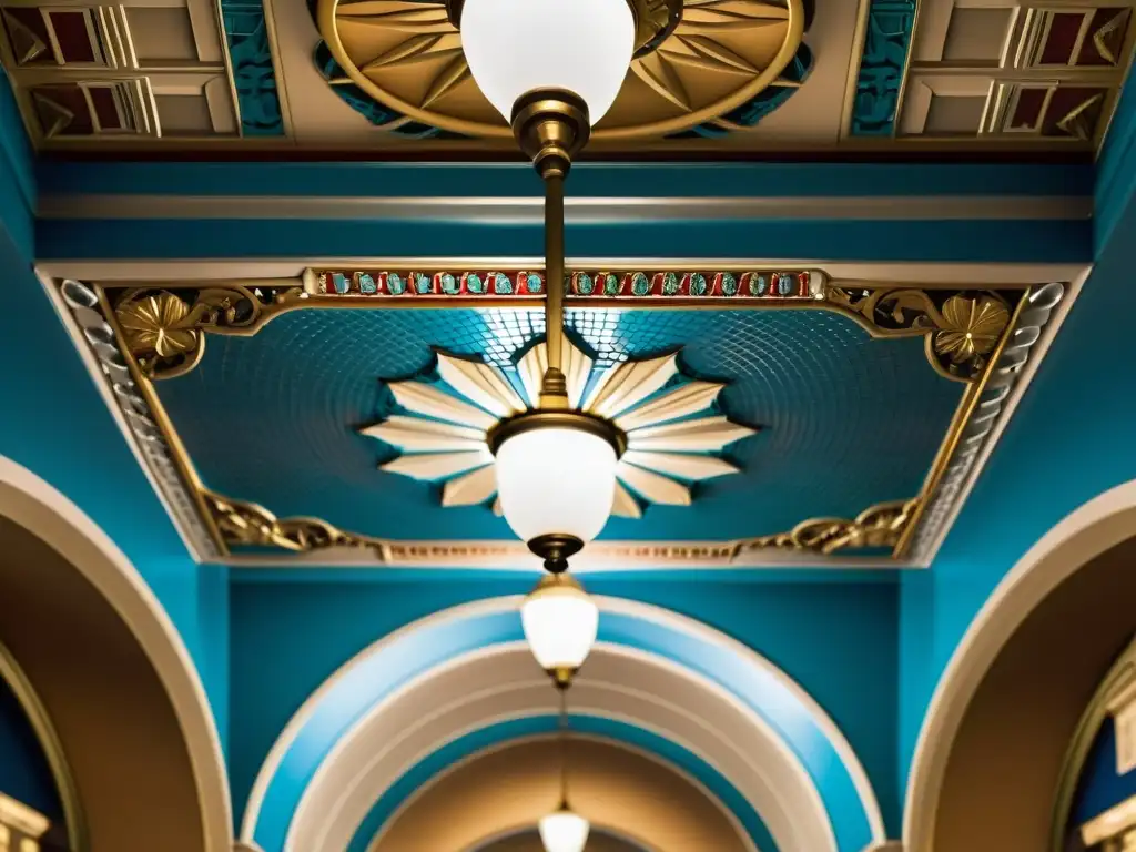 Detalle artístico del metro de Moscú: Descubre la belleza oculta Detalle de la intrincada arquitectura del metro de Moscú, revelando leyendas urbanas y símbolos en mosaicos y tallas ornamentales