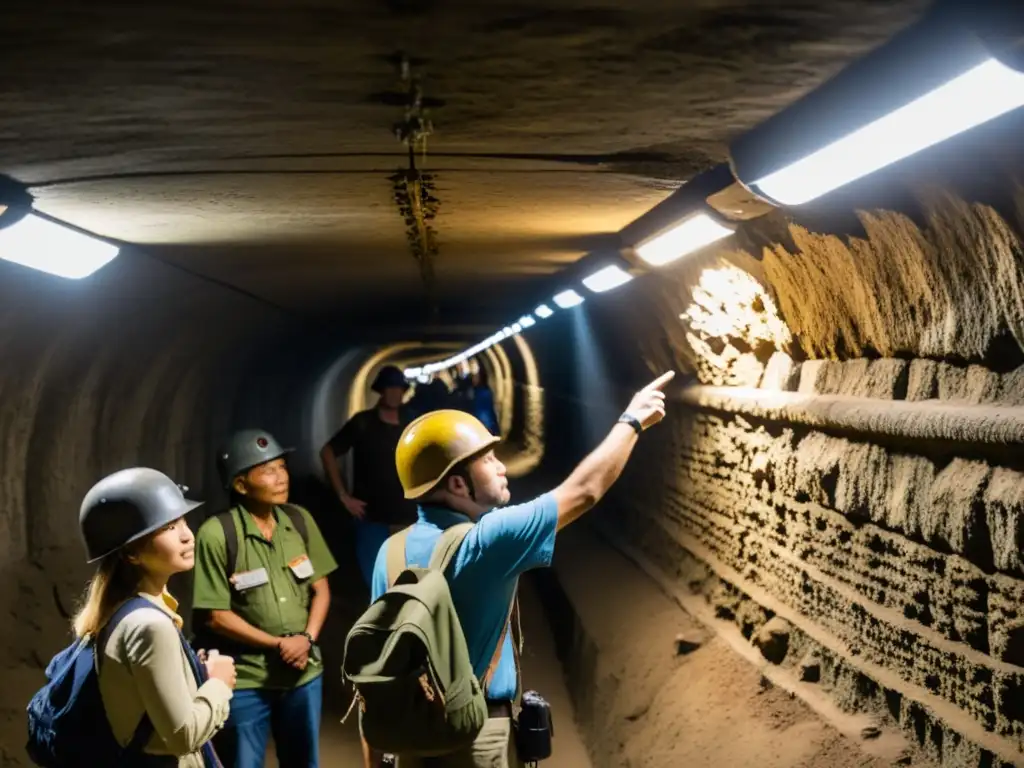 Exploración educativa en los túneles de la Guerra