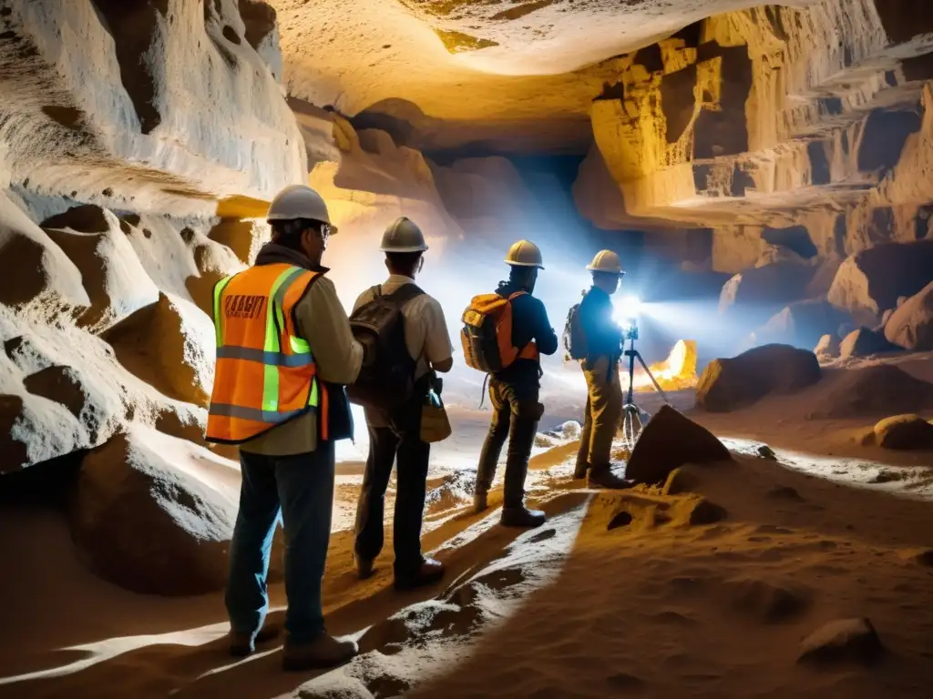 Equipo de arqueólogos y científicos utiliza tecnología de modelado 3D para explorar túneles y estructuras subterráneas de una ciudad perdida