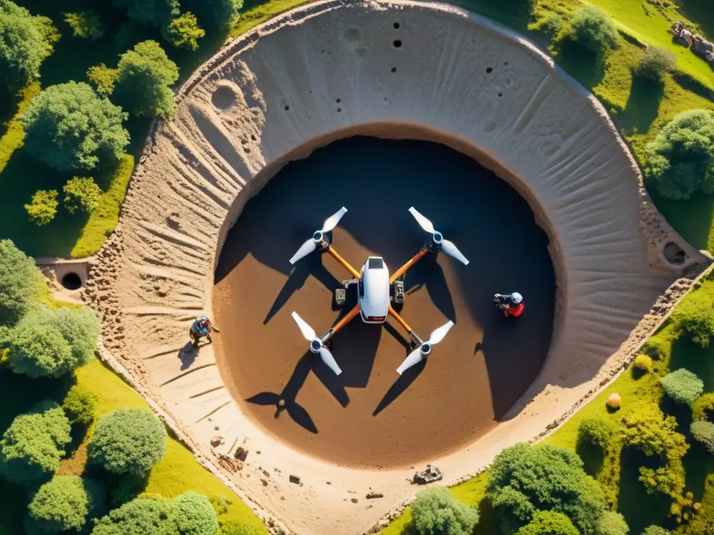 Equipo de arqueólogos usa drones para explorar y mapear sitio subterráneo, revelando historia antigua
