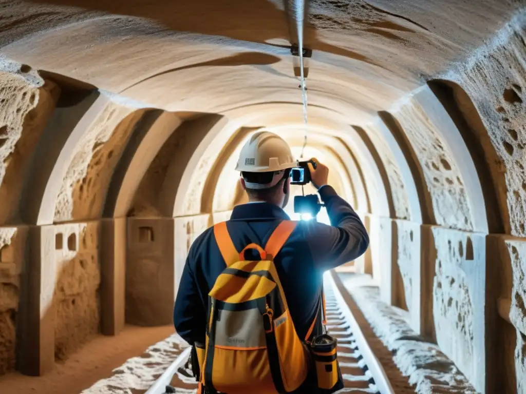 Un equipo de arqueólogos utiliza tecnología avanzada de mapeo 3D para explorar túneles históricos, revelando antiguos secretos subterráneos