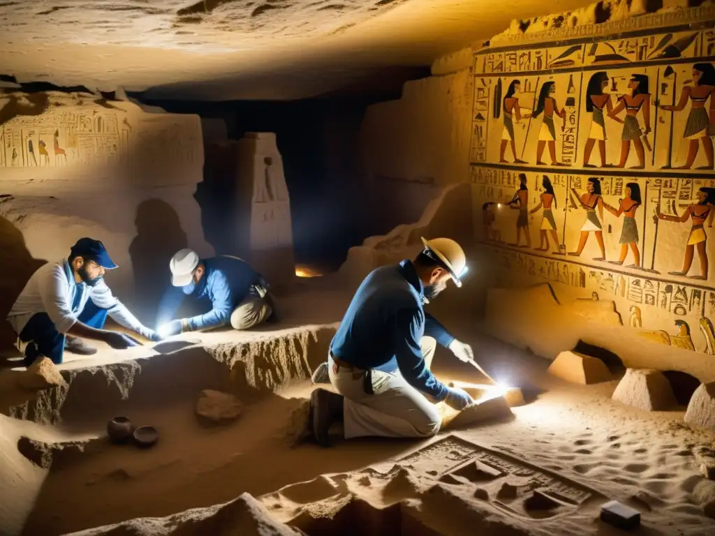 Equipo de arqueólogos explora tumba subterránea en el Valle de Reyes, revelando historia antigua y misteriosa