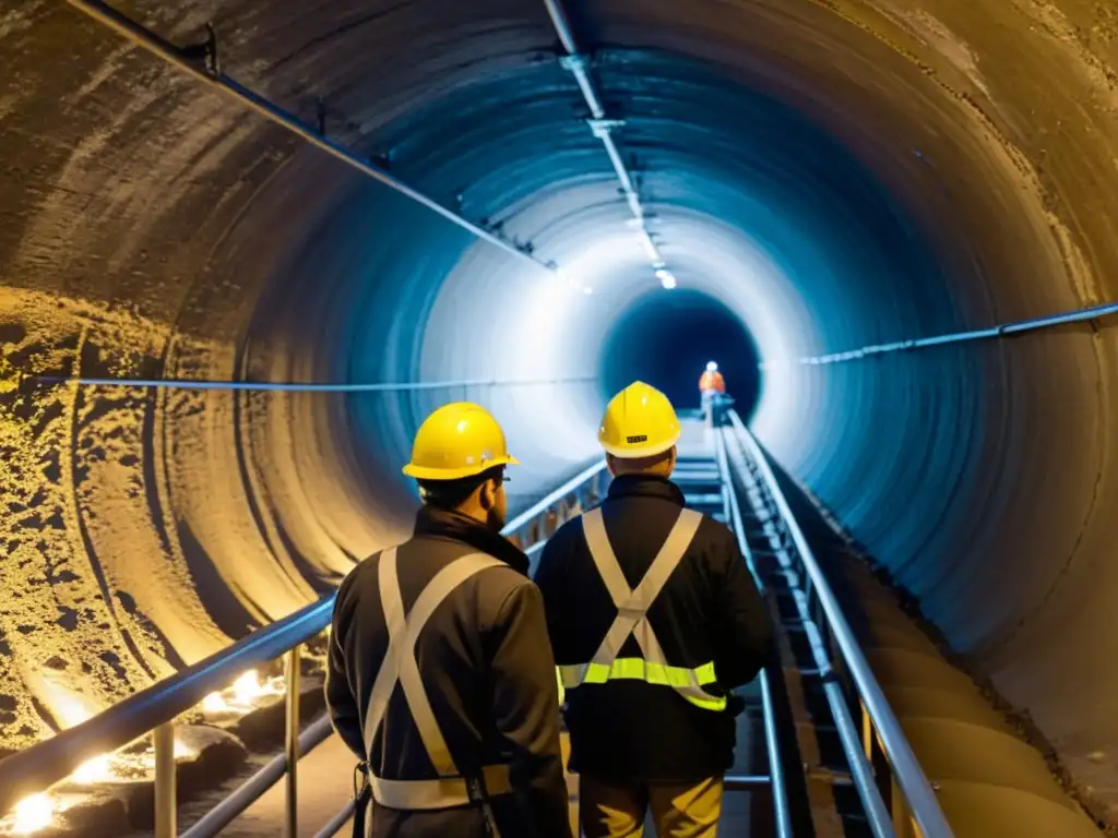 Un equipo de expertos utiliza tecnología avanzada para restaurar un túnel histórico, fusionando la preservación con la innovación