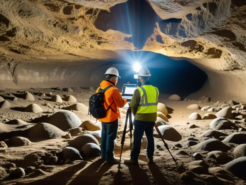 Un equipo de expertos en conservación realiza el tratamiento de patologías en estructuras subterráneas con tecnología avanzada