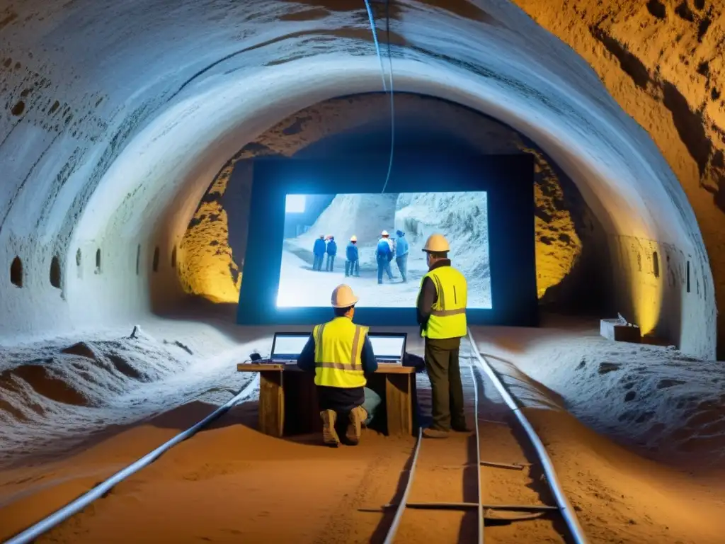 Un equipo de ingenieros utiliza tecnología avanzada para descubrir un túnel oculto bajo un sitio histórico