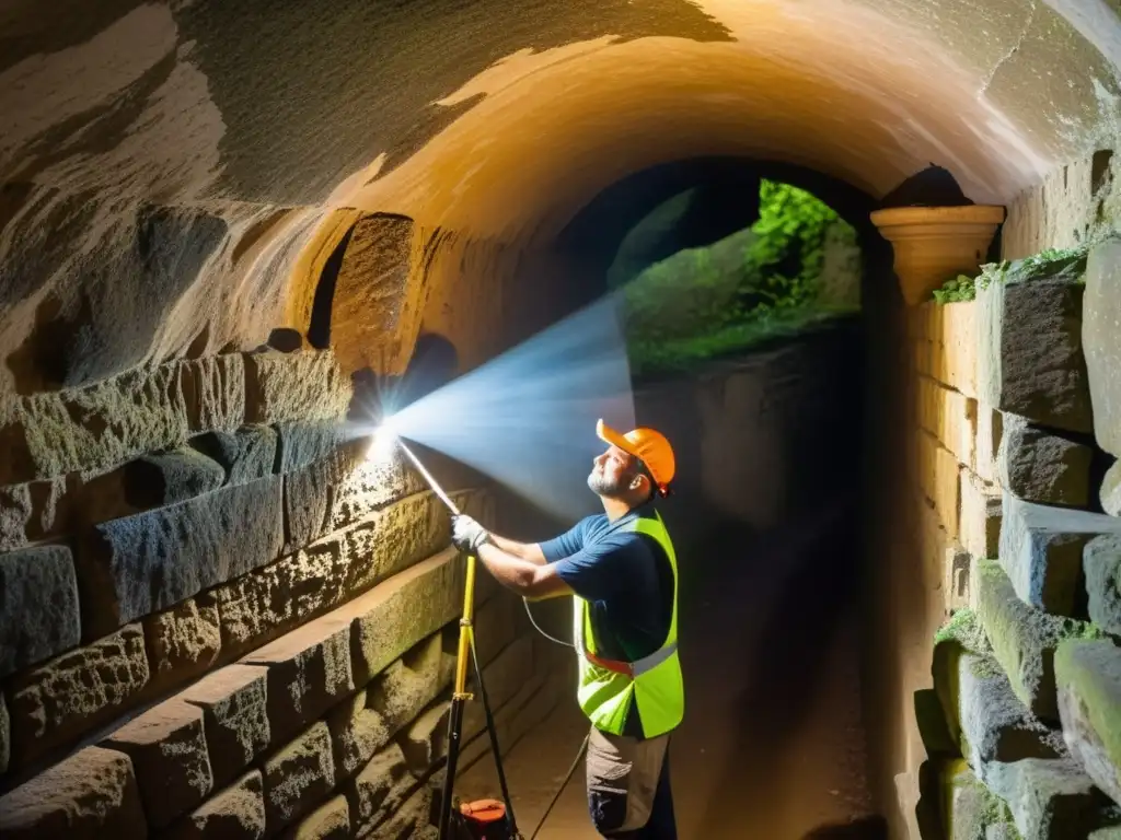 Especialistas restauran túnel histórico, revelando detalles arquitectónicos ocultos por siglos