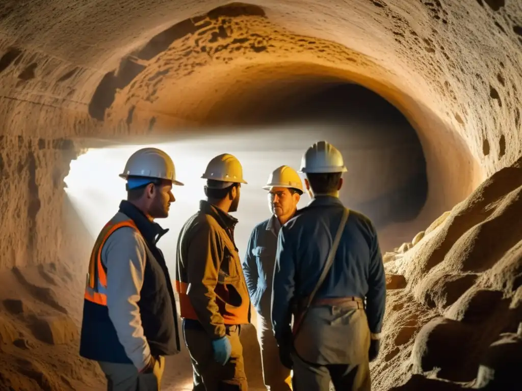 Expertos en técnicas de restauración túneles subterráneos descubren tesoros ocultos en un antiguo túnel subterráneo, iluminando historia y misterio