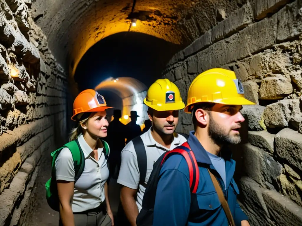 Exploradores en túneles de Sarajevo, iluminados por linternas, descubren la historia y la resistencia de la ciudad