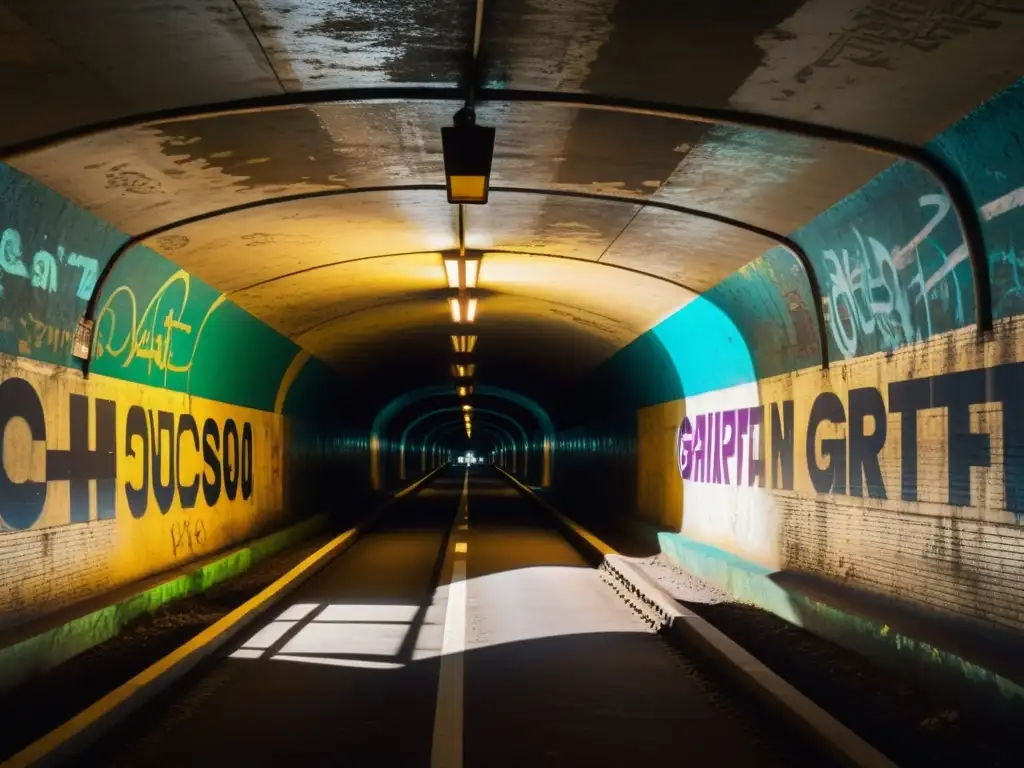 Explora la historia de la ciudad en este túnel urbano, interpretando grafitis antiguos y su influencia en el arte contemporáneo