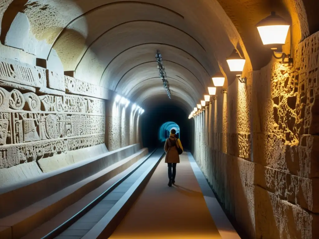 Exploración subterránea: Tecnología y antigüedad Exploración histórica con Realidad Aumentada en túneles milenarios, integrando pasado y presente