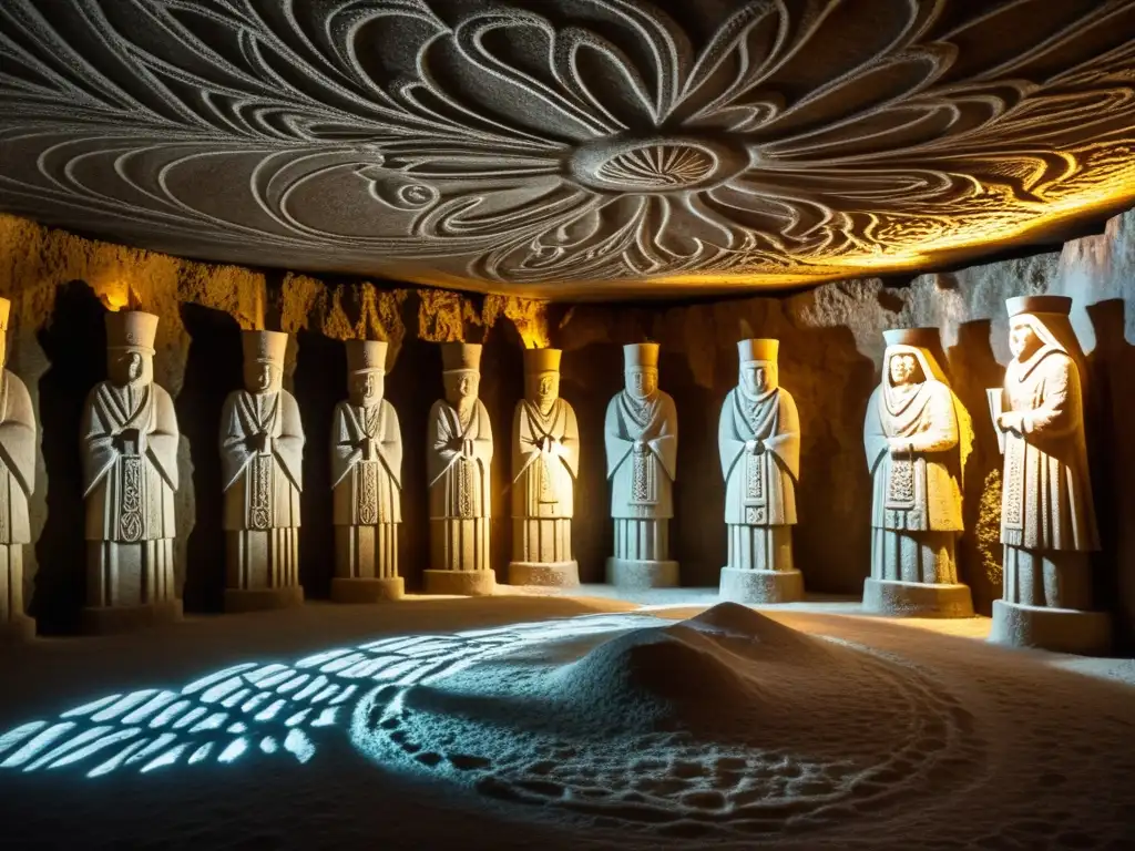 Explora la impresionante belleza de las esculturas de sal en la Mina de Sal de Wieliczka, un lugar subterráneo lleno de historia y arte