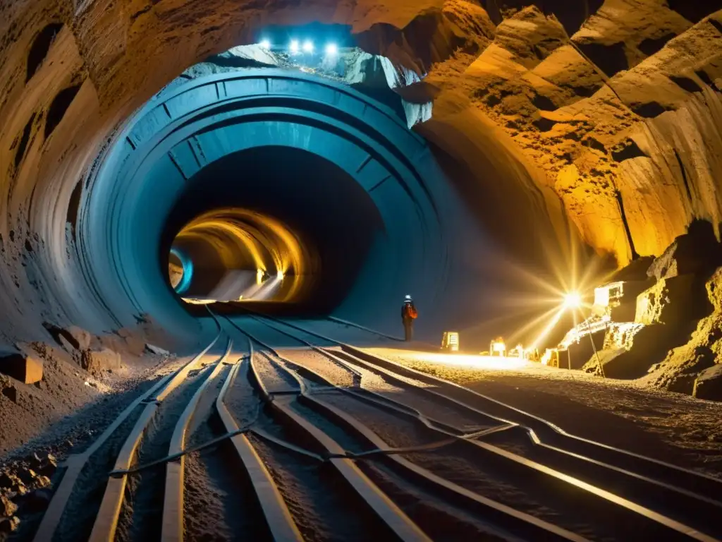 Explora el laberinto de túneles en mina Naica, con majestuosas formaciones naturales y juegos de luz y sombra