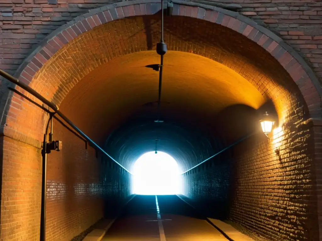 Descubre la magia de la iluminación responsable en túneles históricos