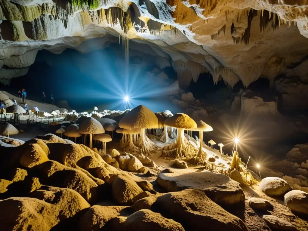 Descubre las maravillas subterráneas de las Grutas de Postojna: estalactitas y estalagmitas en un paisaje misterioso y fascinante