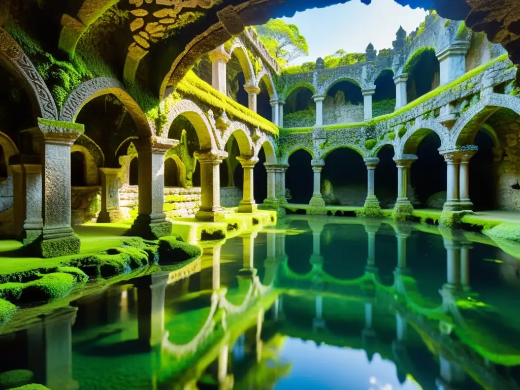 Explora las misteriosas galerías subacuáticas de Quinta da Regaleira, donde la luz y las sombras realzan la belleza de este maravilloso lugar