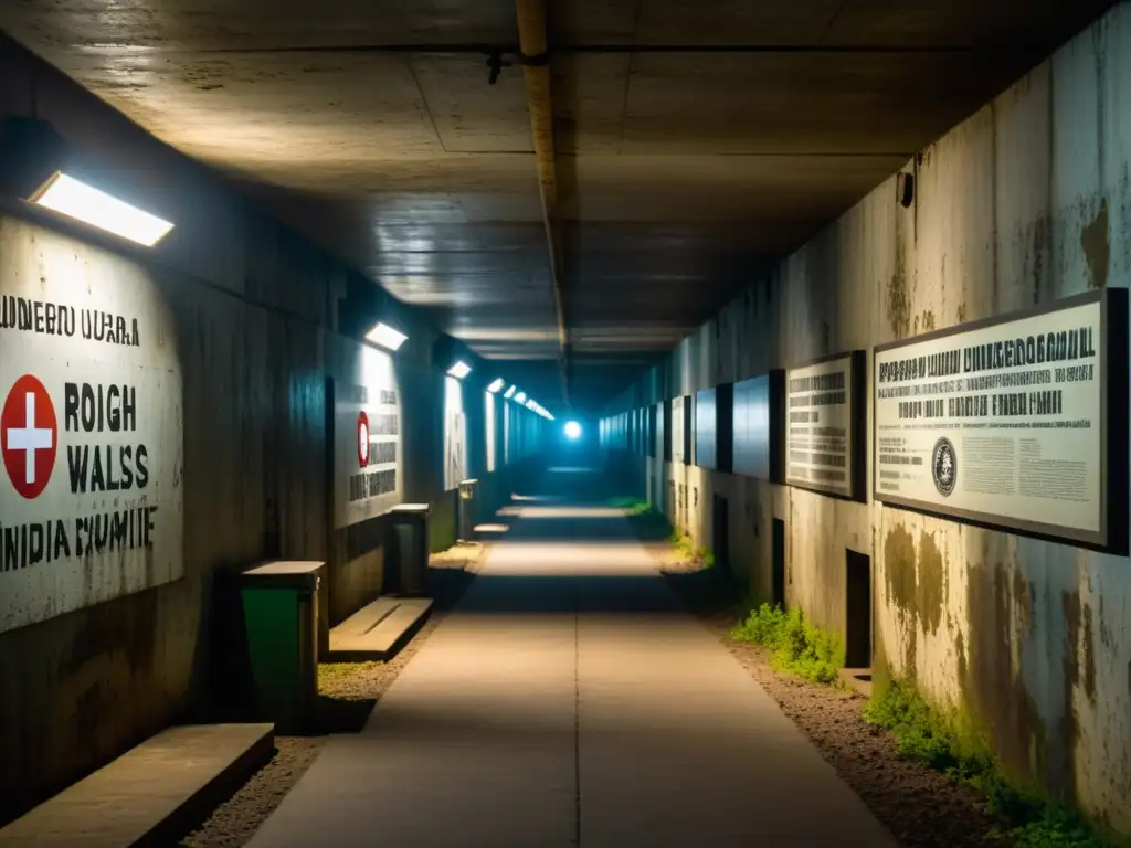 Explora los misteriosos bunkers de la guerra fría en Polonia, con pasillos oscuros y carteles de propaganda