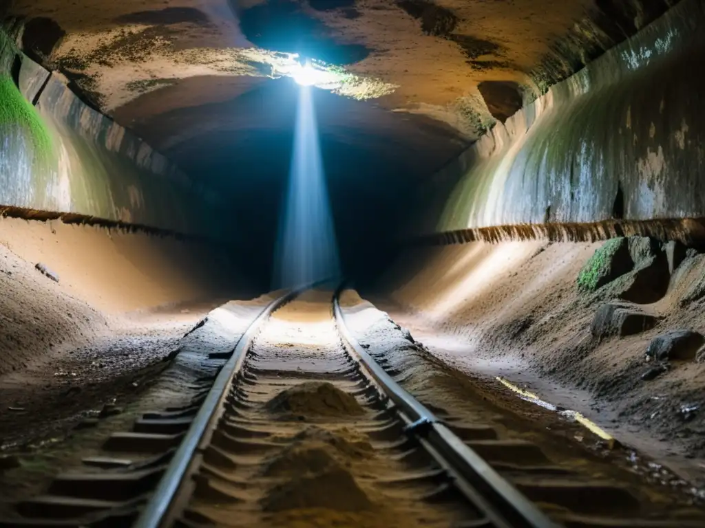 Un pasadizo estrecho y oscuro en los Túneles de Cu Chi en Vietnam, evocando la claustrofobia y desafíos durante la guerra