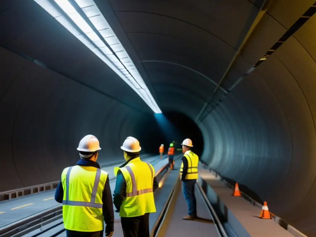 Ingeniería en túneles de baja ventilación: Ingenieros examinan el sistema de ventilación en un túnel con alta atención al detalle