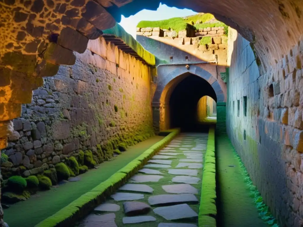 Explora los túneles históricos de la Medina de Fez, Marruecos, iluminados por una suave luz cálida