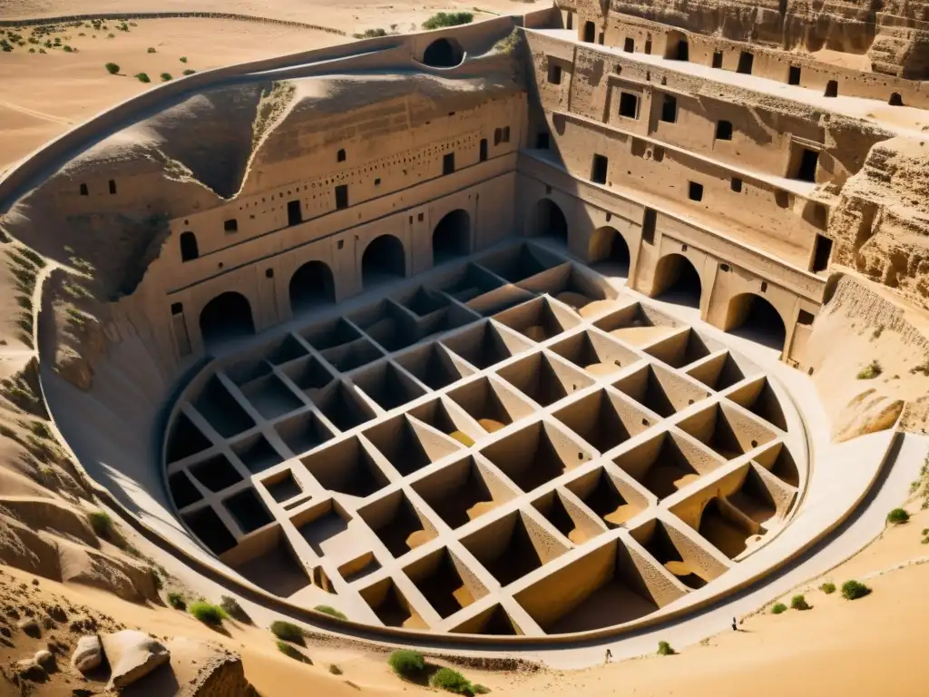 Vasto sistema de túneles subterráneos en Oriente Medio, con inscripciones antiguas y sorprendente ingeniería de irrigación