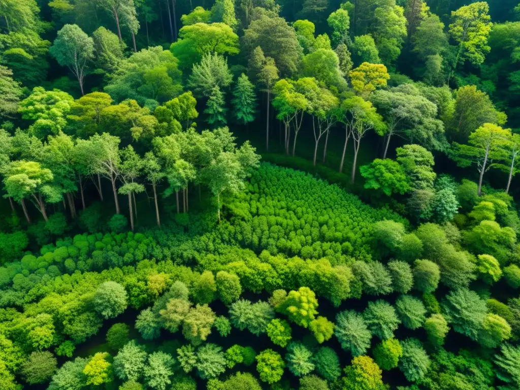 Vibrante bosque capturado con tecnología infrarroja para exploración subterránea, revelando su belleza natural y misterios ocultos